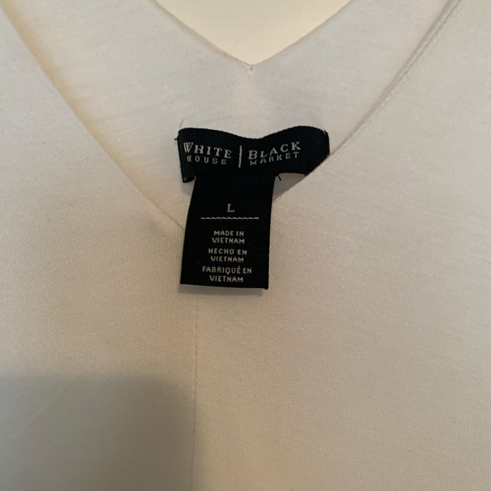 White house black market flutter sleeved top/shirt